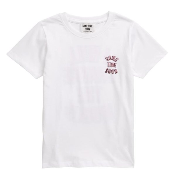 NEW! Sometime Soon 'Revolution' TEE in WHITE (2Y) - Picture 1 of 2